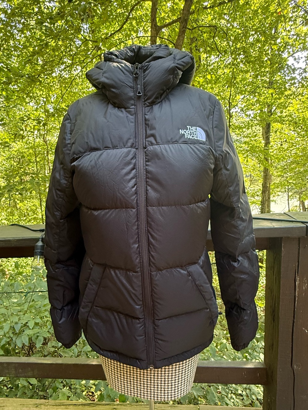 The North Face Women’s Diablo 700 Down Hooded Puffer Jacket Black Small